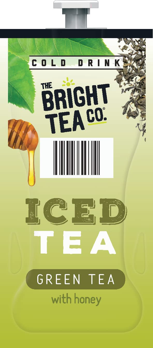 Flavia Bright Tea Co Iced Tea Packet, Iced Green Tea With Honey